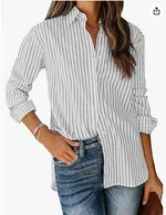 European And American Trendy Shirt Striped Pattern Printed 3D Shirt - 02Color-2Xl