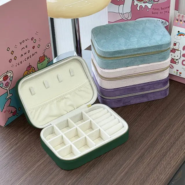 Simple Fashion Personality Portable Jewelry Box Classical Green - Shop at LoveMi
