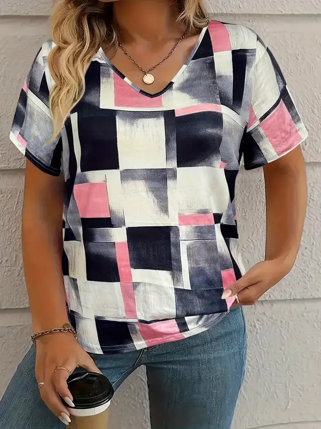 Summer New Casual Multicolor Design Women's T shirt Wb14Ry250414Y205 - Shop at LoveMi