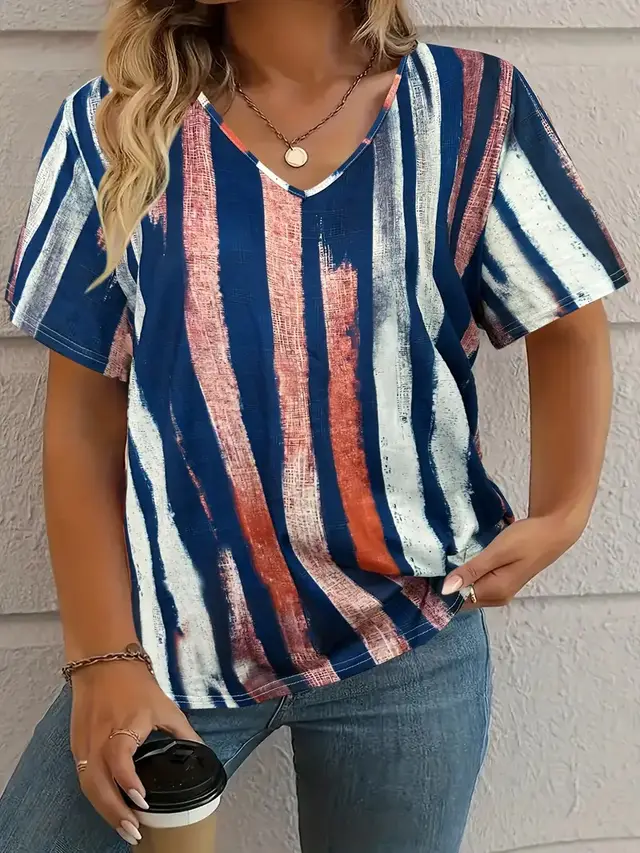 Summer New Casual Multicolor Design Women's T shirt Wb14Ry250414Y207 - Shop at LoveMi