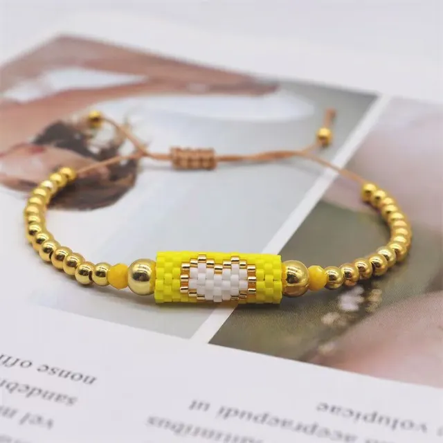 Ladies New Fashion Personality Bohemian Bracelet Yellow - Shop at LoveMi
