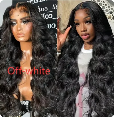 Natural High temperature Fiber Front Lace Wig Female Medium Big Wave Beige - Shop at LoveMi