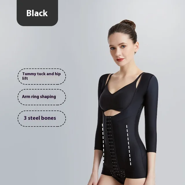 Beauty Salon Waist And Abdomen Fat Absorption Body Shaping Clothes Black - Shop at LoveMi