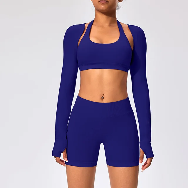 Wear A Sports Waistcoat With A Long sleeved Shawl Dark Indigo - Shop at LoveMi