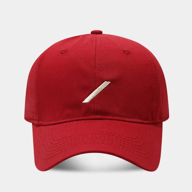 Early Spring Baseball Cap With Big Face And Small Curved Brim Soft Top Red - Shop at LoveMi