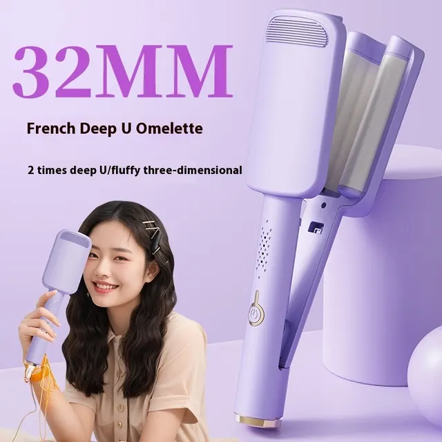 New French Egg Roll Hair Curler Does Not Hurt Hair Violet - Shop at LoveMi