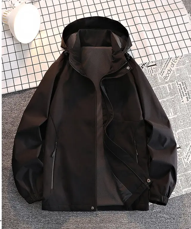 Men's And Women's Couple's Jacket Casual Black - Shop at LoveMi