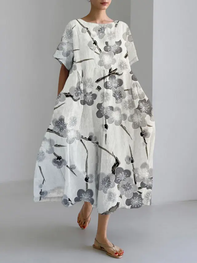 Women's Printed Casual Fashion Short Sleeve Dress Rjsx898 - Shop at LoveMi