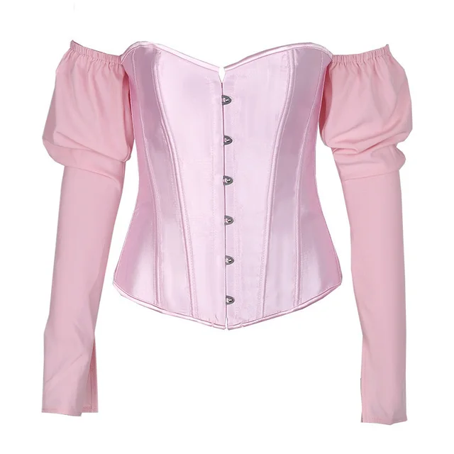 Women's Body Shaping Top Off shoulder Slim Fit Pink - Shop at LoveMi