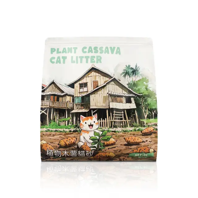Plant Bitter Cassava Cat Litter Puffed Deodorization Dust free Grade C 1.25Kg - Shop at LoveMi
