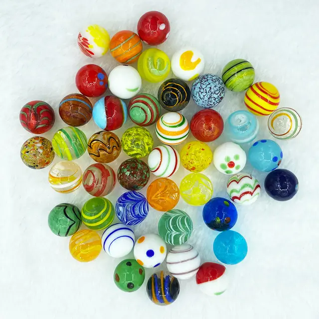Colorful Solid Game Glass Marbles Fish Tank And Flower Pot Decoration Rare Marbles Different - Shop at LoveMi
