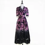 Black Purple Flower
