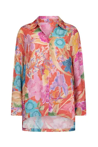 Spring And Autumn New Long Sleeve Positioning Printing Shirt Outfit - G355 Top