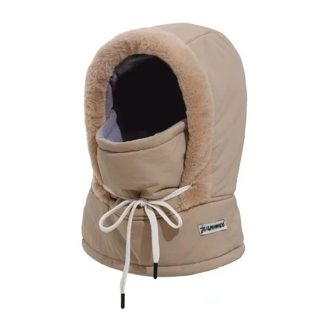 Winter Warm Ear Protection Ushanka Northeast Outdoor Cycling Khaki - Shop at LoveMi