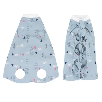 Pet Cat Sterilization Clothing Anti licking Anti off Breathable Blue - Shop at LoveMi