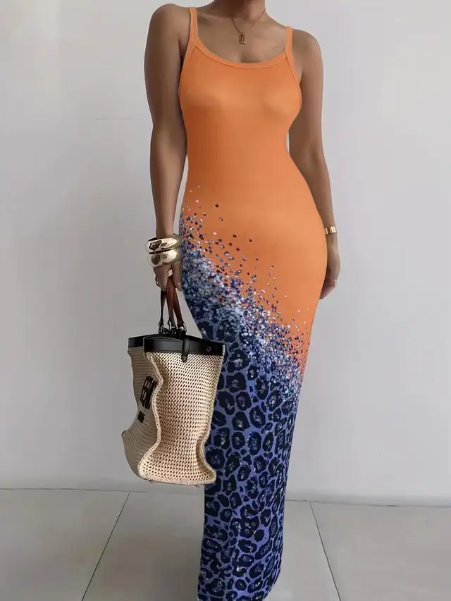 Summer New Suspender Slim Fit Slimming Long Dress A01 - Shop at LoveMi