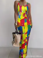 bright yellow, red, blue, lime green, purple, white