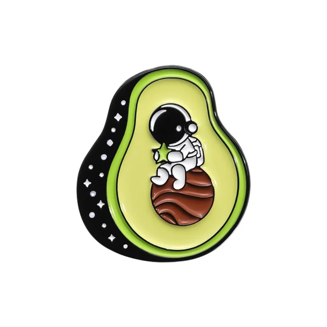Creative Cartoon Colorful Fruit Cute Metal Brooch Qhxz411 - Shop at LoveMi