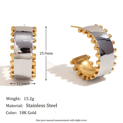 Temperament Personality Senior Room Gold Earrings Style13 - Shop at LoveMi