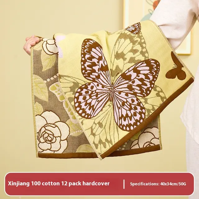 Home Printed Cotton Soft Hanging Hand Towel Style 2 - Shop at LoveMi