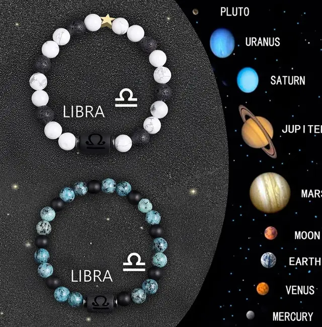 Twelve Zodiac Sign Beaded Bracelet Set 5 Style - Shop at LoveMi