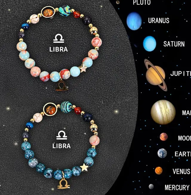 Twelve Zodiac Sign Beaded Bracelet Set 9 Style - Shop at LoveMi