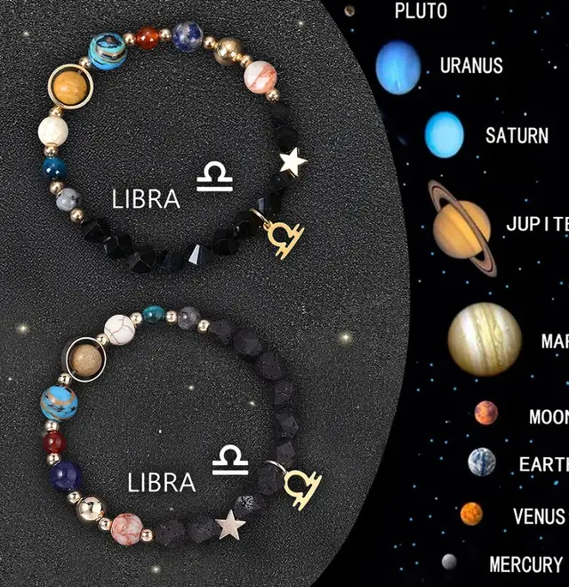 Twelve Zodiac Sign Beaded Bracelet Set 6 Style - Shop at LoveMi