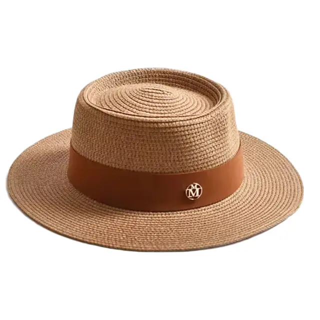 Foldable Beach Seaside Vacation Sun Hat Brown - Shop at LoveMi