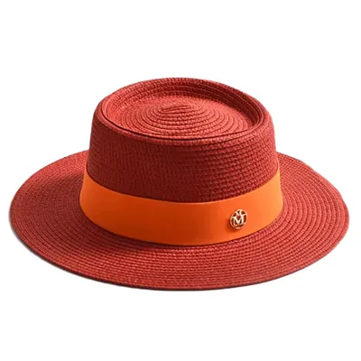 Foldable Beach Seaside Vacation Sun Hat Red - Shop at LoveMi