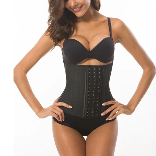 LaTeX Women's Postpartum Belly Shaping Waistband Waist Seal Black - Shop at LoveMi