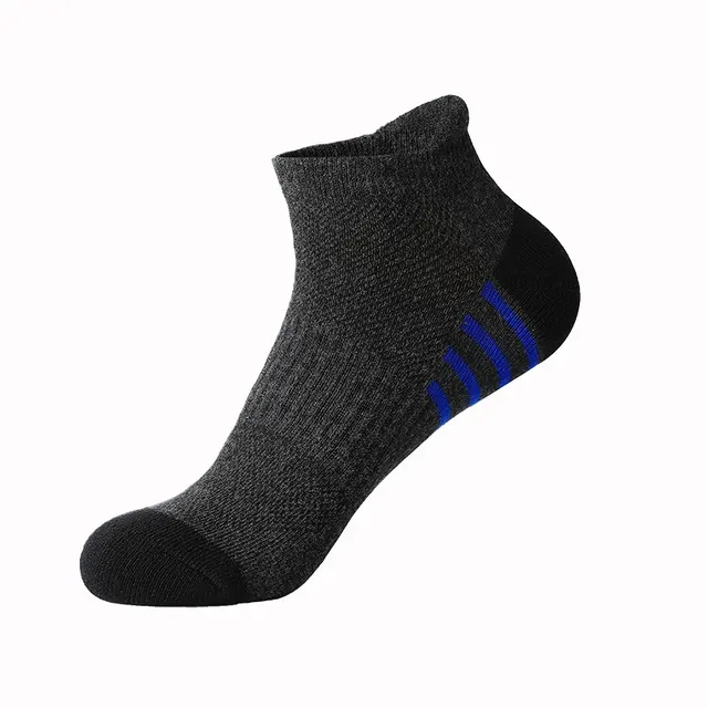 Cotton Socks Solid Color Terry Thick Head Heel Sports Dark Gray - Shop at LoveMi