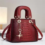 New Fashion Best-seller Mother Shoulder Messenger Elegant Lady Bag - Red