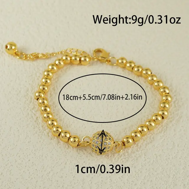 Copper Bracelet With Zircon Arabic Style Exquisite Daily Ornament Jewelry Accessories Bracelet - Shop at LoveMi