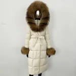 Beige Raccoon Fur