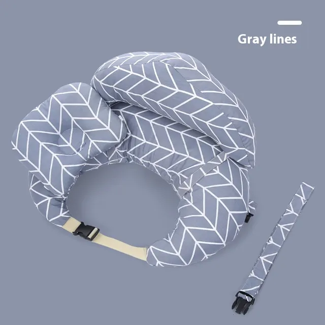 Baby Feeding Artifact Simple Printing Pillows For Pregnant Women Geometric Stripes - Shop at LoveMi