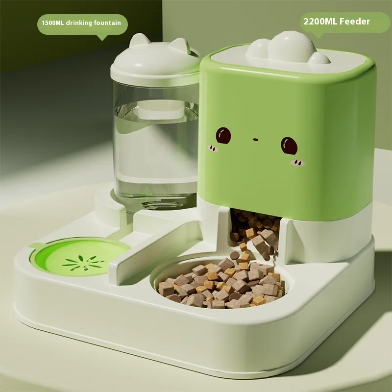 Pet Supplies Cat Water Fountain Automatic Pet Feeder - Fresh Green