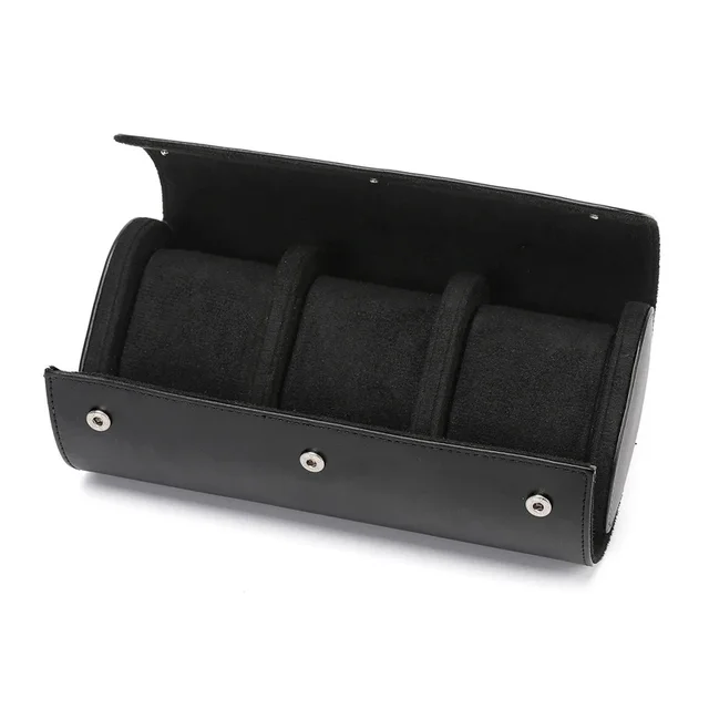 Brown Black Portable Watch Storage Box Black 3Position - Shop at LoveMi