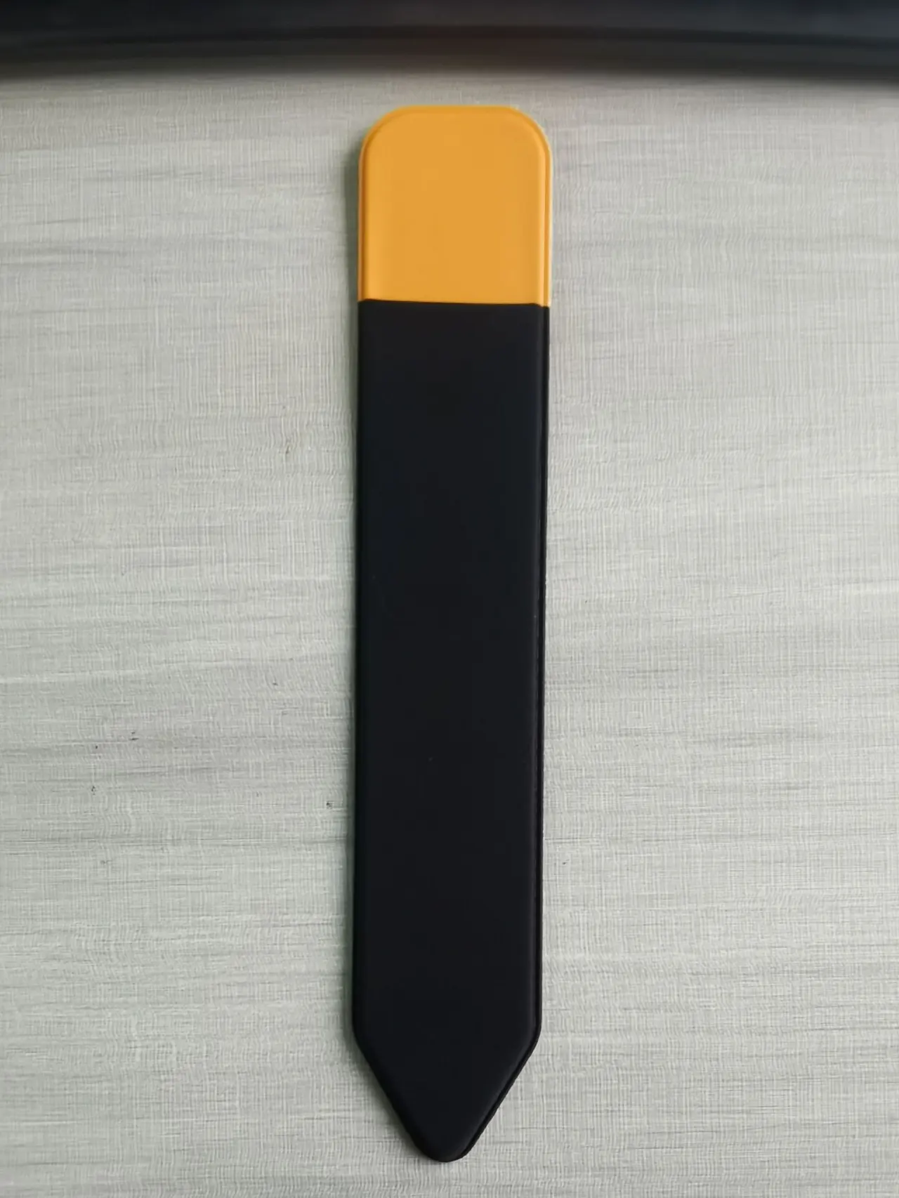 Elastic Lycra Cloth Tablet Touch Pencil Case Capacitor Paste Pen Sleeve - Black Orange
