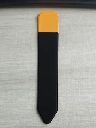 Elastic Lycra Cloth Tablet Touch Pencil Case Capacitor Paste Pen Sleeve - Black Orange