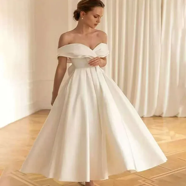 Sunshine Theme Exterior Slimming Temperament Small Trailing Wedding Dress - Shop at LoveMi