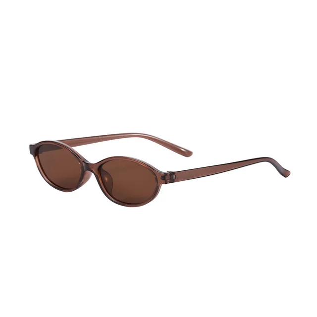 Women's Oval Sunglasses With Small Cold Tawny Box Dried - Shop at LoveMi