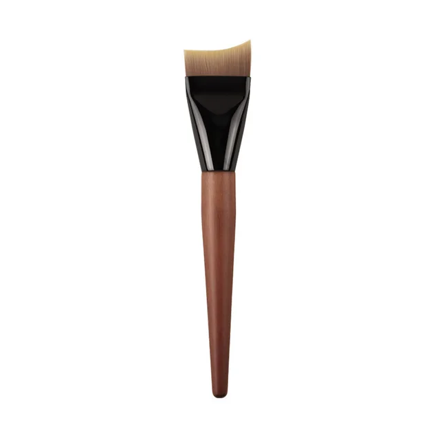 Portable Household Fishtail Foundation Make up Brush Brown - Shop at LoveMi