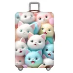 Colorful Cat Family