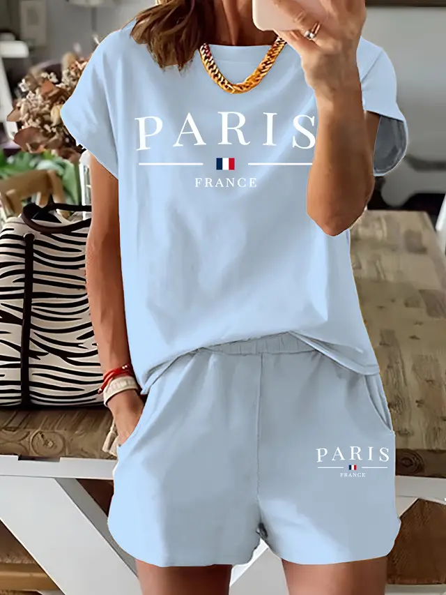 Fashion Comfort Printing Slimming Shorts Summer Casual Women's Clothing Tz1083 3 - Shop at LoveMi