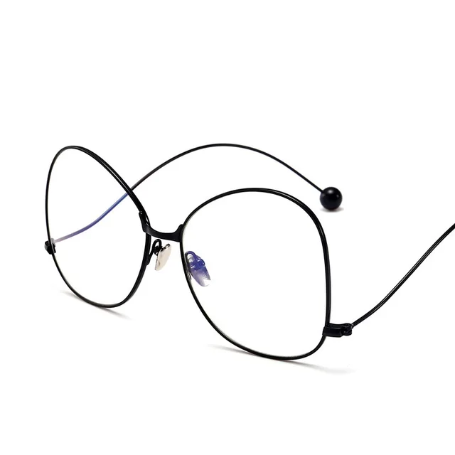 Large Frame Glasses Frame Can Be Equipped With Myopia Glasses Rim Black Frame - Shop at LoveMi