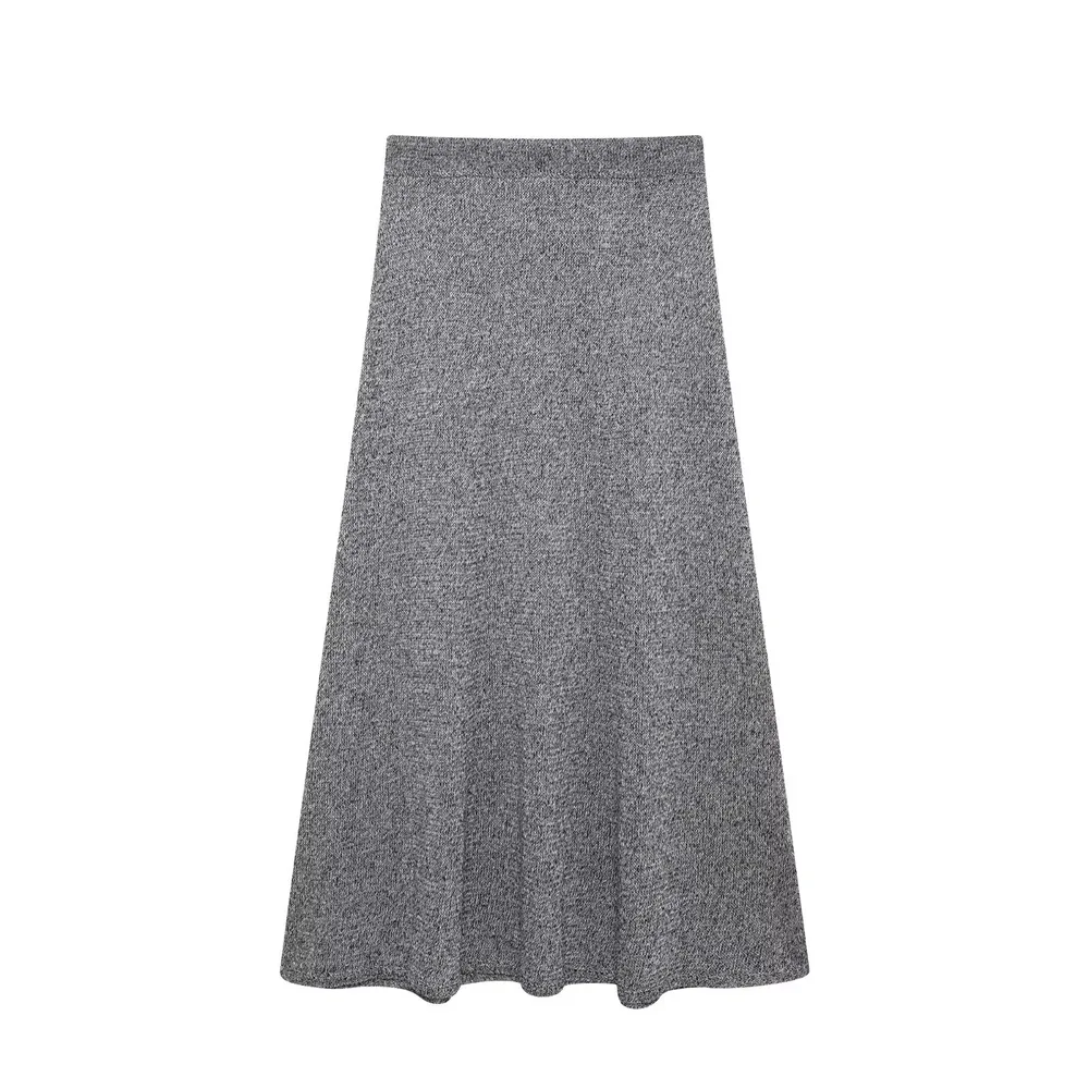 Women's European And American Knitted Vest Cardigan - Skirt