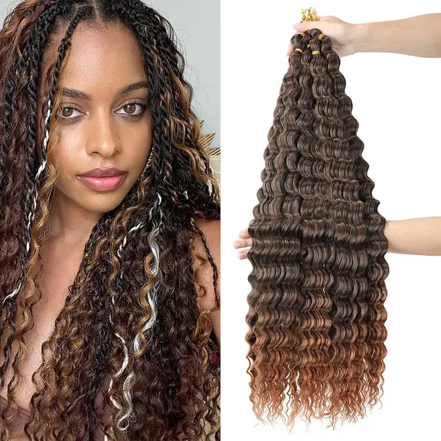 African Chemical Fiber Crochet Long Curly Wig T30 - Shop at LoveMi