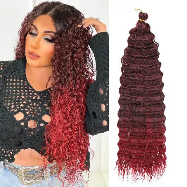 African Chemical Fiber Crochet Long Curly Wig Tbug - Shop at LoveMi