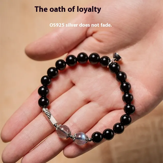 Obsidian Buddha Beads Couple Bracelet DIY 10Mm Men'S - Shop at LoveMi