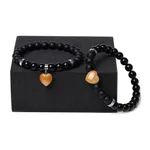 Old Topaz Heart Bracelet